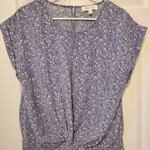 Pink Rose Floral Top